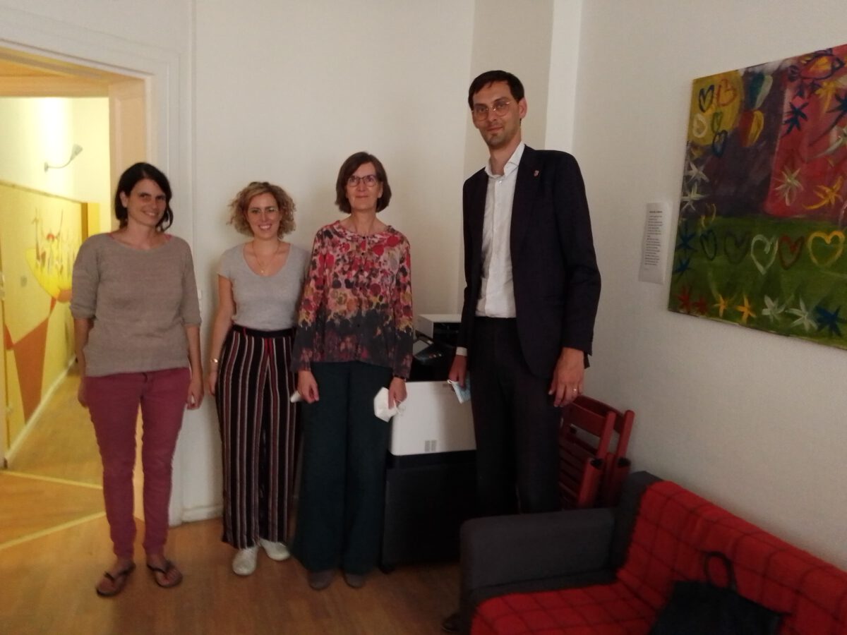 Visit from the mayor of Neukölln